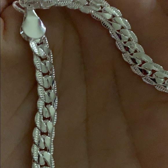 925 Silver 5MM snake chain Bracelet jewelry women - Picture 5 of 6